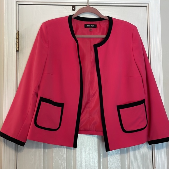 Nine West Hot Pink Blazer - Picture 2 of 10